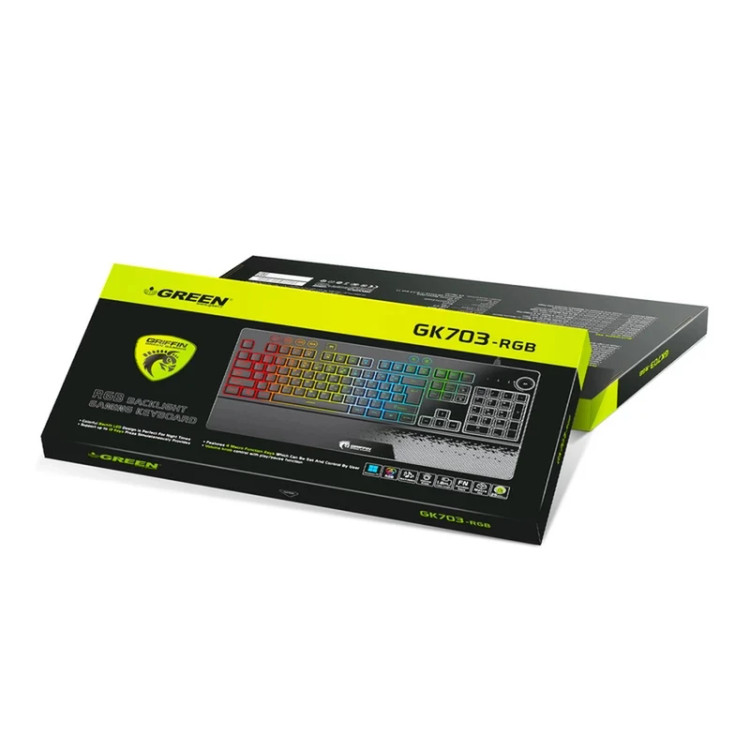GREEN GK703-RGB کیبورد