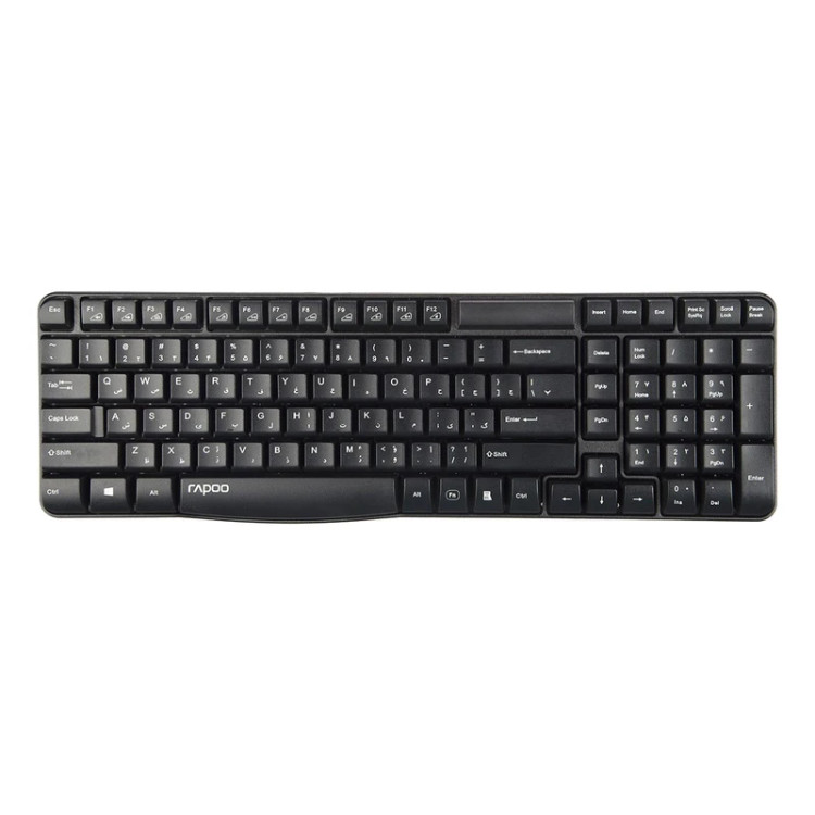 Rapoo E1050 Wireless Keyboard With Persian Letters..