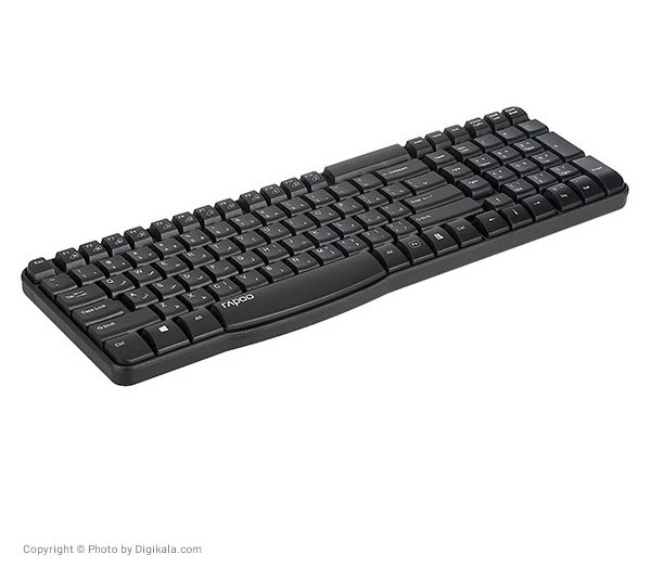 Rapoo E1050 Wireless Keyboard With Persian Letters..