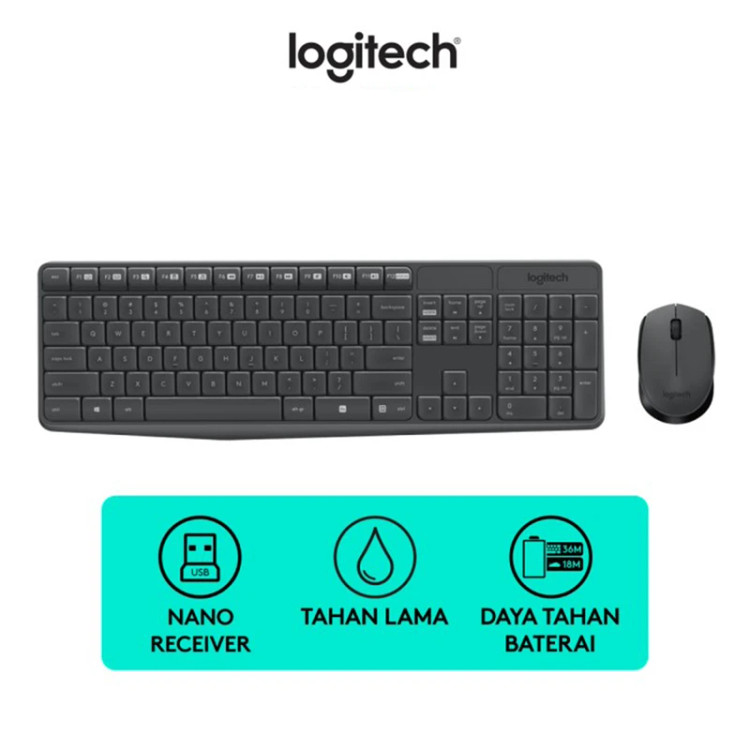 Logitech MK235 Wireless Keyboard and Mouse